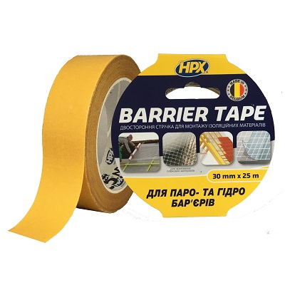 bar3025 Двостороння стрічка BARRIER TAPE 30мм х 25м прозора ціна