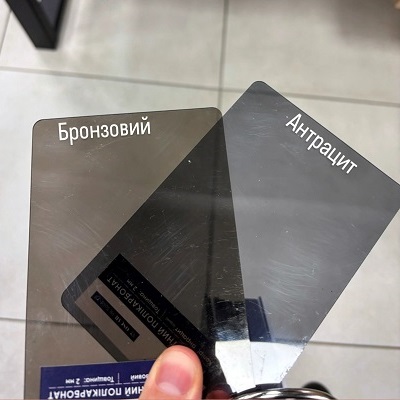 Монолітний полікарбонат Бронза Антрацит Монолітний полікарбонат Антрацит Бронза